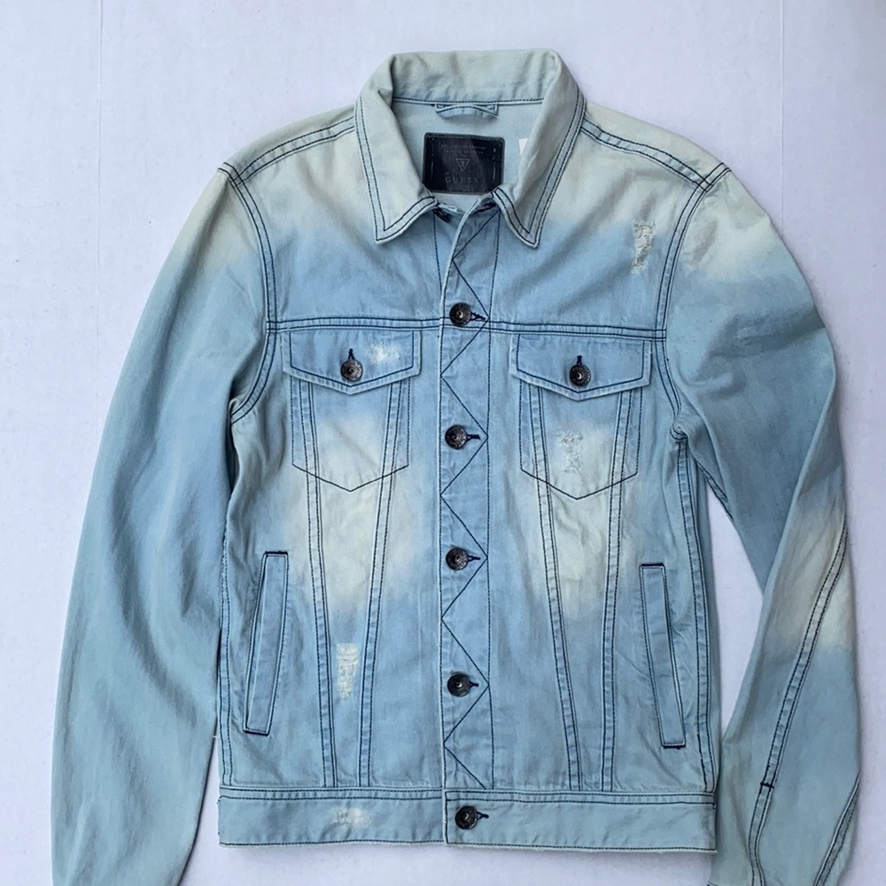 New GUESS Women's Denim Jacket SZ S